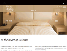 Tablet Screenshot of hotelreginabz.it